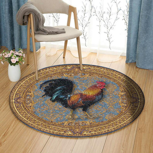 Rooster CG190963TM Round Area Rug