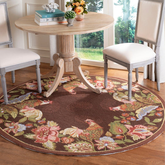 Rooster CLM1210157R Round Area Rug