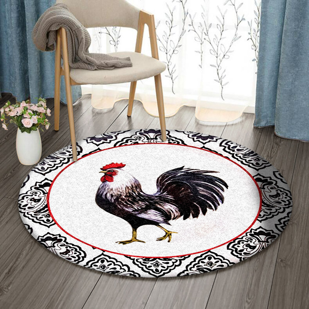 Rooster DN1010139RR Round Area Rug