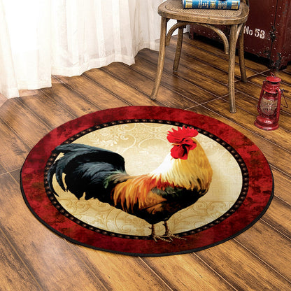 Rooster ML060961RR Round Area Rug