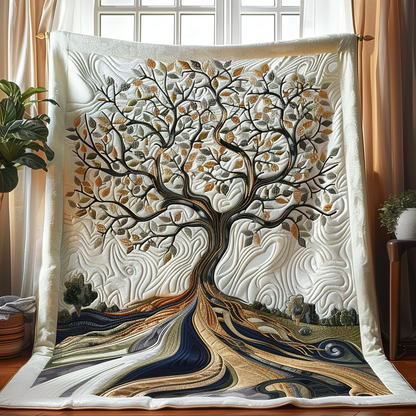 Rooted Harmony Quilted Blanket NCU0DV2498