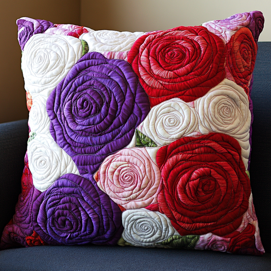 Rose DAI05112491 Quilted Pillow Case