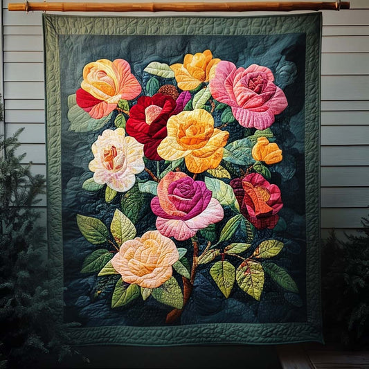 Rose Elegance Quilted Blanket NCU0NT787