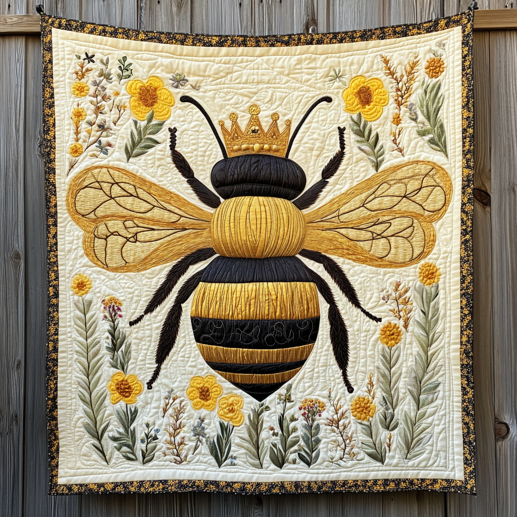 Royal Bee Quilted Blanket NCU0NT227