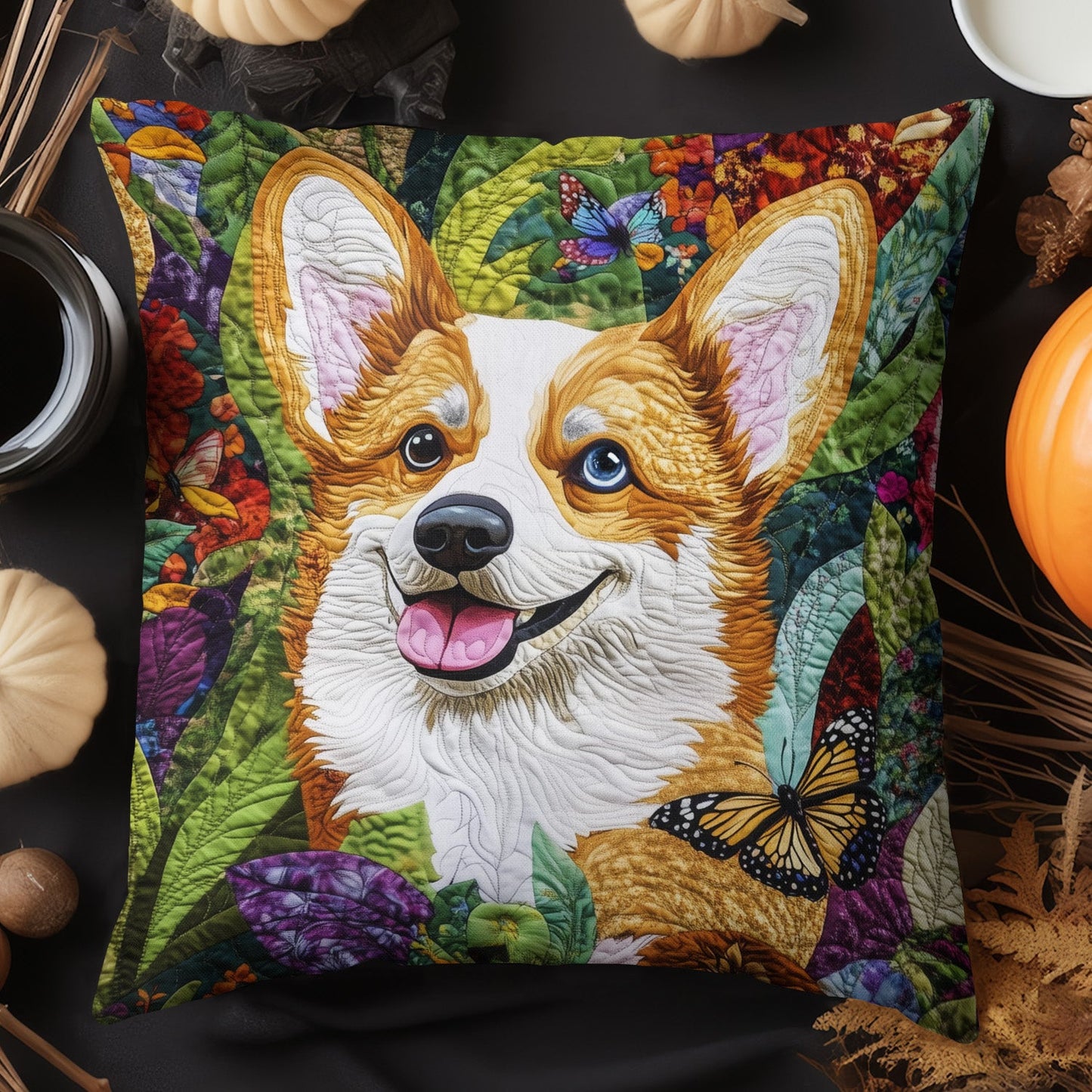 Royal Corgi Cus Quilted Pillow Case NCU0PT1530