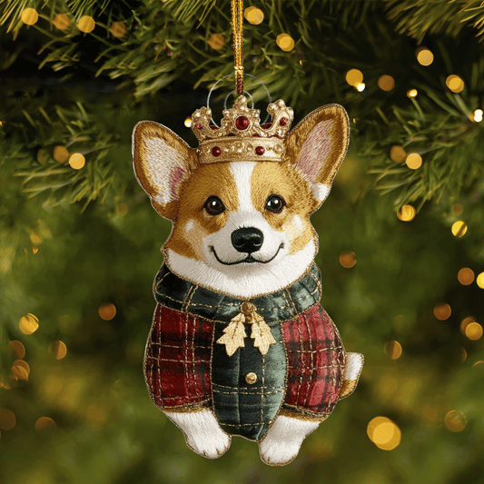 Royal Corgi Mica Ornament NCU0TL1838