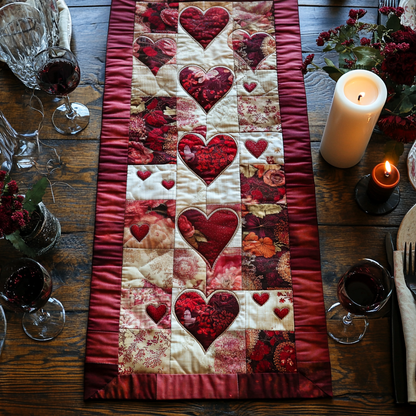 Rustic Love Quilted Table Runner NCU0DV2370