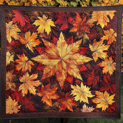 Rustling Leaves Reverie Quilted Blanket NCU0DK1448