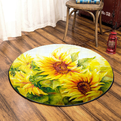 Sunflower CLA070834 Round Area Rug