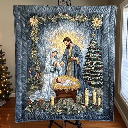 Sacred Christmas Quilted Blanket NCU0VH382