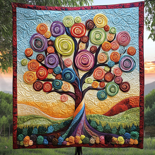 Sacred Growth Quilted Blanket NCU0NT2816