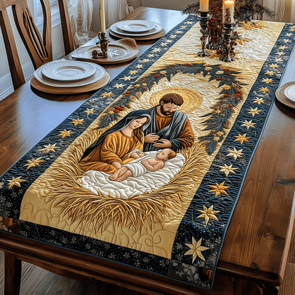 Sacred Night Quilted Table Runner NCU0TH1948