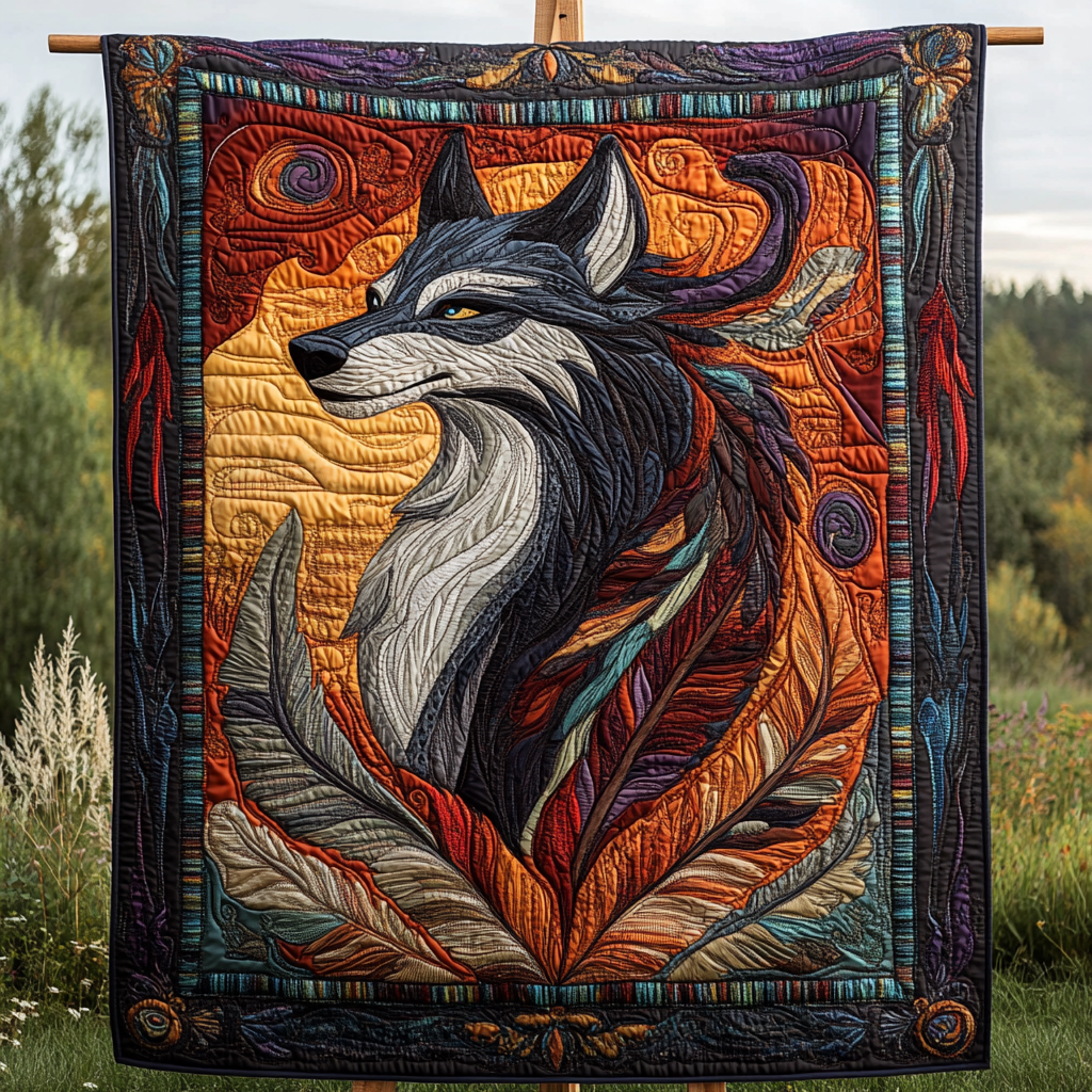 Sacred Pack Quilted Blanket NCU0DK2789