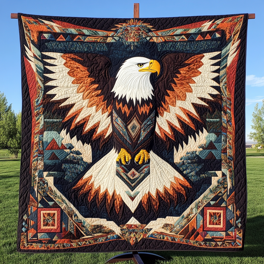 Sacred Soar Quilted Blanket NCU0DK3297