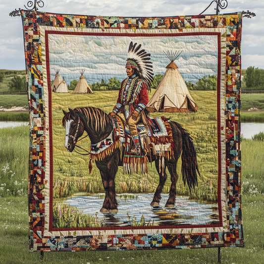 Sacred Spirits Quilted Blanket NCU0DK804