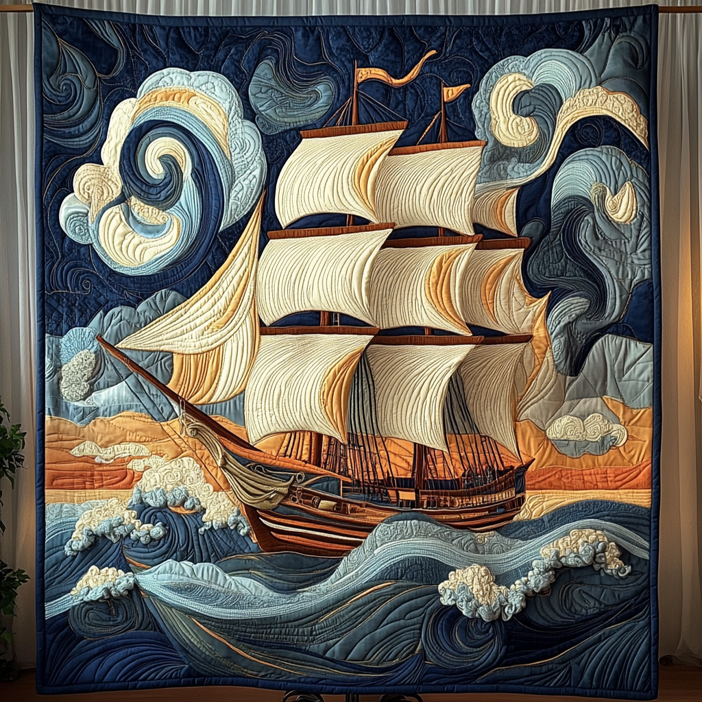 Sail Away Quilted Blanket NCU0VH552