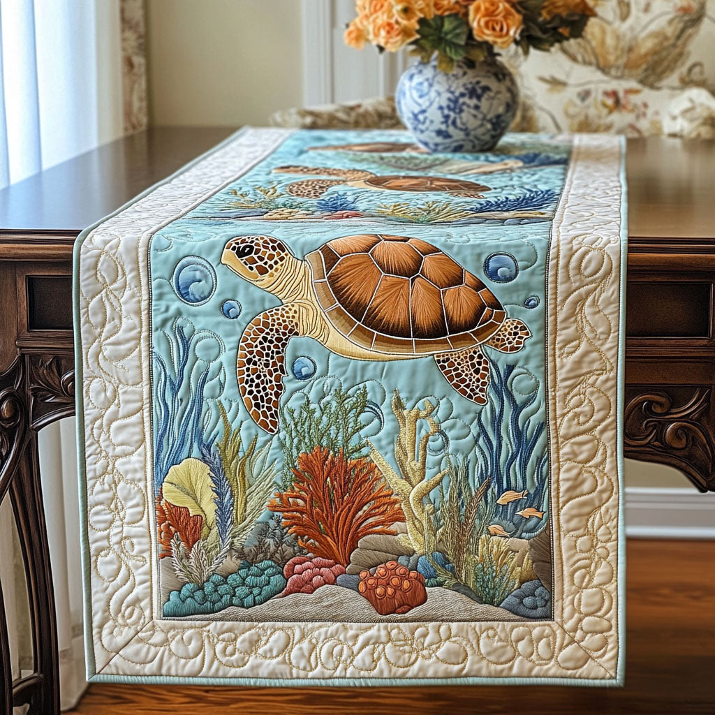 Sand Traveler Quilted Table Runner NCU0NT2570