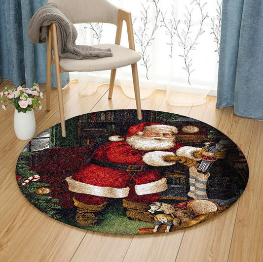 Santa Claus CG1810134TM Round Area Rug