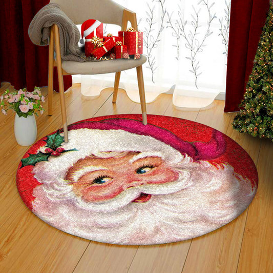 Santa Claus HM2910054TM Round Area Rug