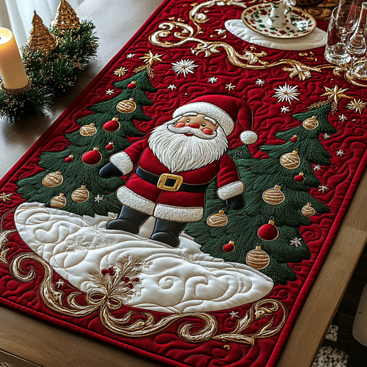 Santa Surprise Quilted Table Runner NCU0DV1888