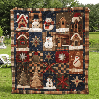 Santa's Village Quilted Blanket NCU0TH1020