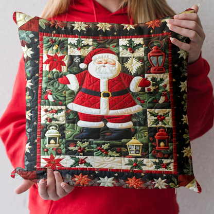 Santa's Workshop Quilted Pillow Case NCU0NT108