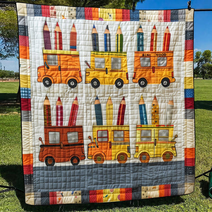 Schoolyard Fun Quilted Blanket NCU0TL808