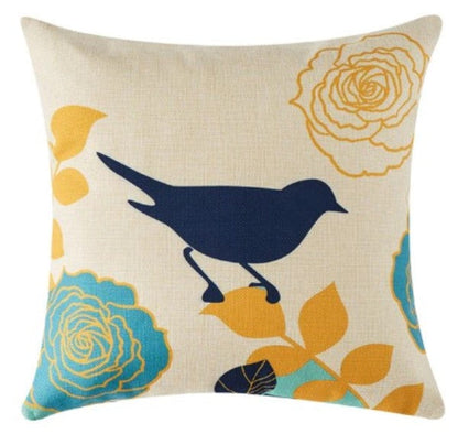 Golden Azure Cushion Covers