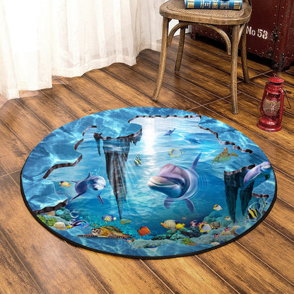 Sea CLP020814 Round Area Rug