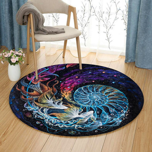 Sea DD230821RR Round Area Rug