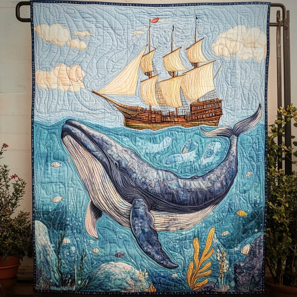 Sea Majesty Quilted Blanket NCU0DV778