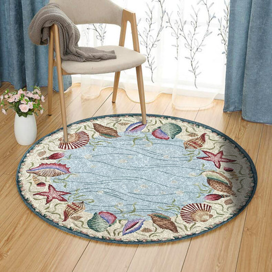 Seashell HM280951TM Round Area Rug