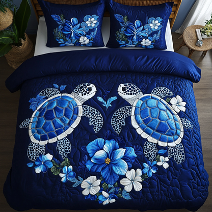 Seaside Journey 3-Piece Quilted Bedding Set NCU0DK3131