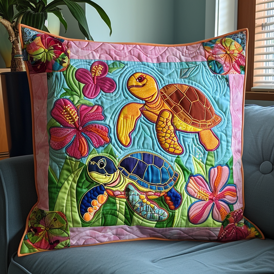 Seaside Serenity Quilted Pillow Case NCU0TL489