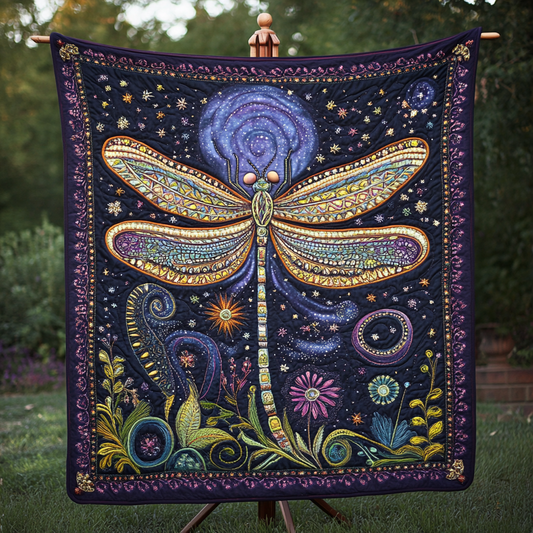 Serene Dragonfly Quilted Blanket NCU0DK3571