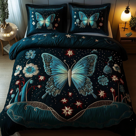 Serene Flight 3-Piece Quilted Bedding Set NCU0DK3020