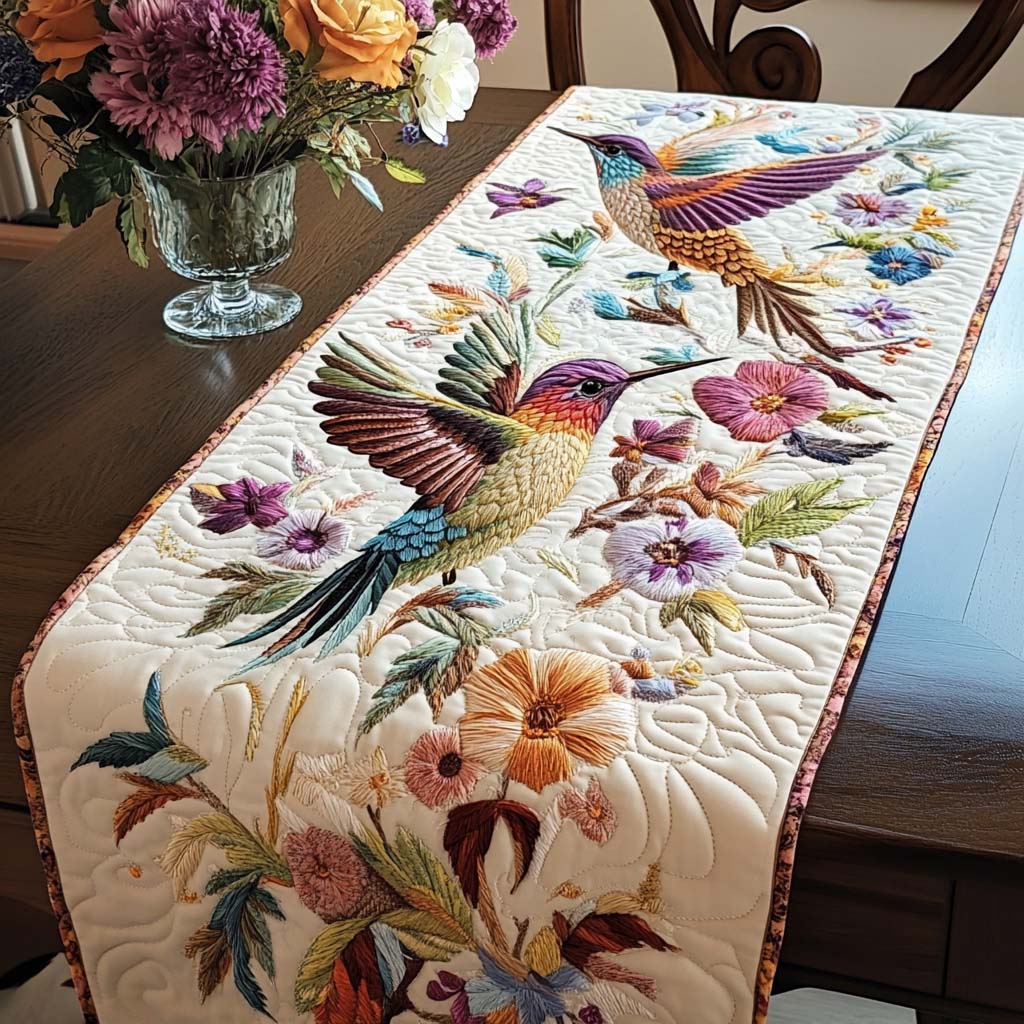 Serenity Flight Quilted Table Runner NCU0NT1416