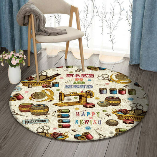 Sewing ML240972RR Round Area Rug