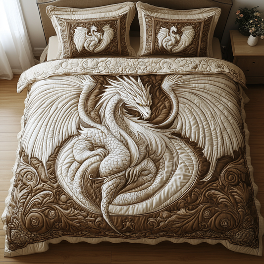 Shadowed Scales Quilted Bedding Set NCU0DV2401