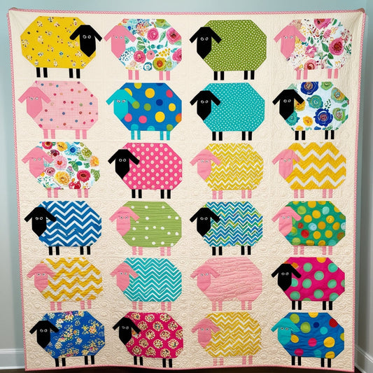 Sheep NTA151024243 Quilt Blanket