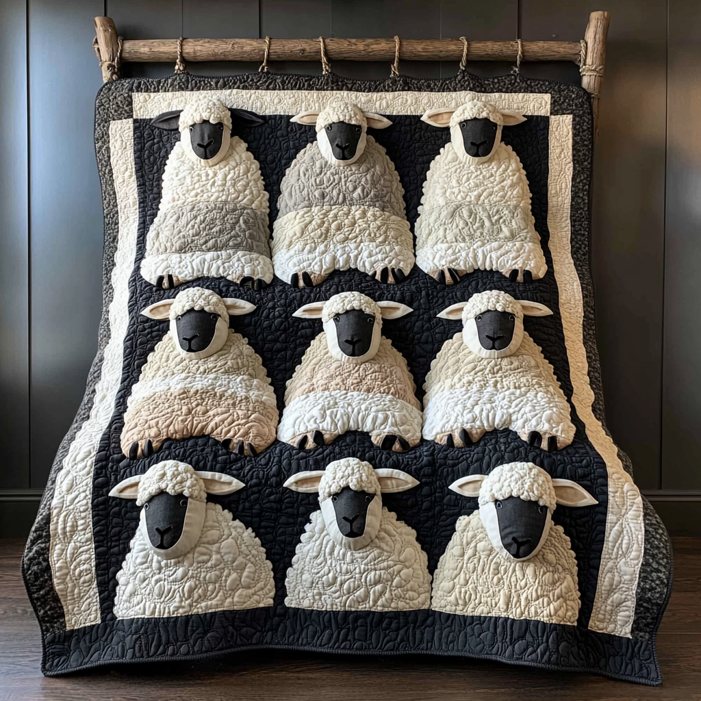 Sheep TAI041124107 Quilt Blanket