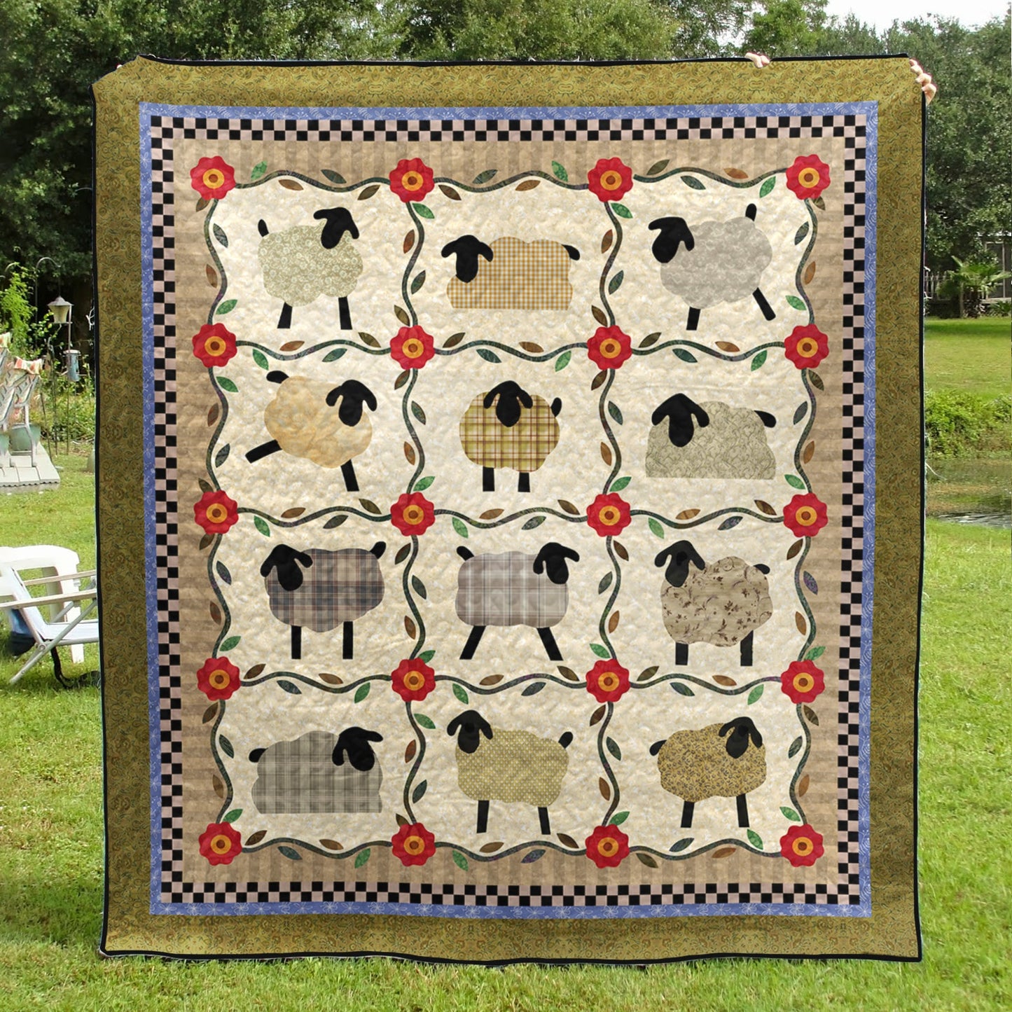 Sheep TL11102305 Quilt Blanket