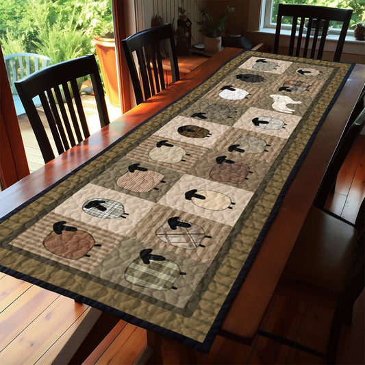 Sheep CLA1010477QTR Quilted Table Runner