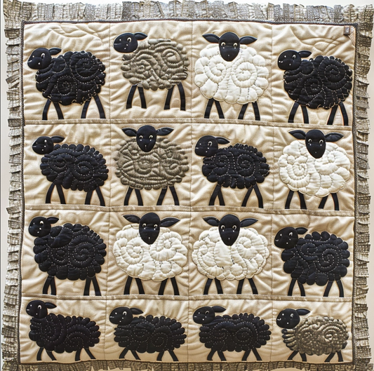 Sheep TAI060324220 Quilted Placemats