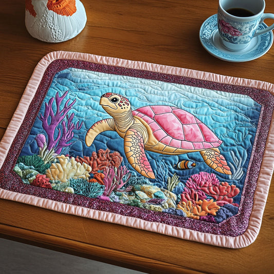 Shell Haven Quilted Placemat NCU0NT2580