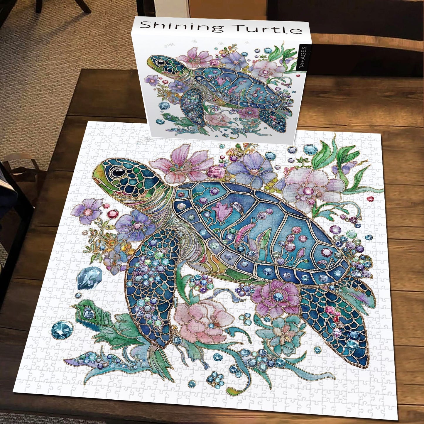 Shining Turtle Jigsaw Puzzle 1000 Pieces