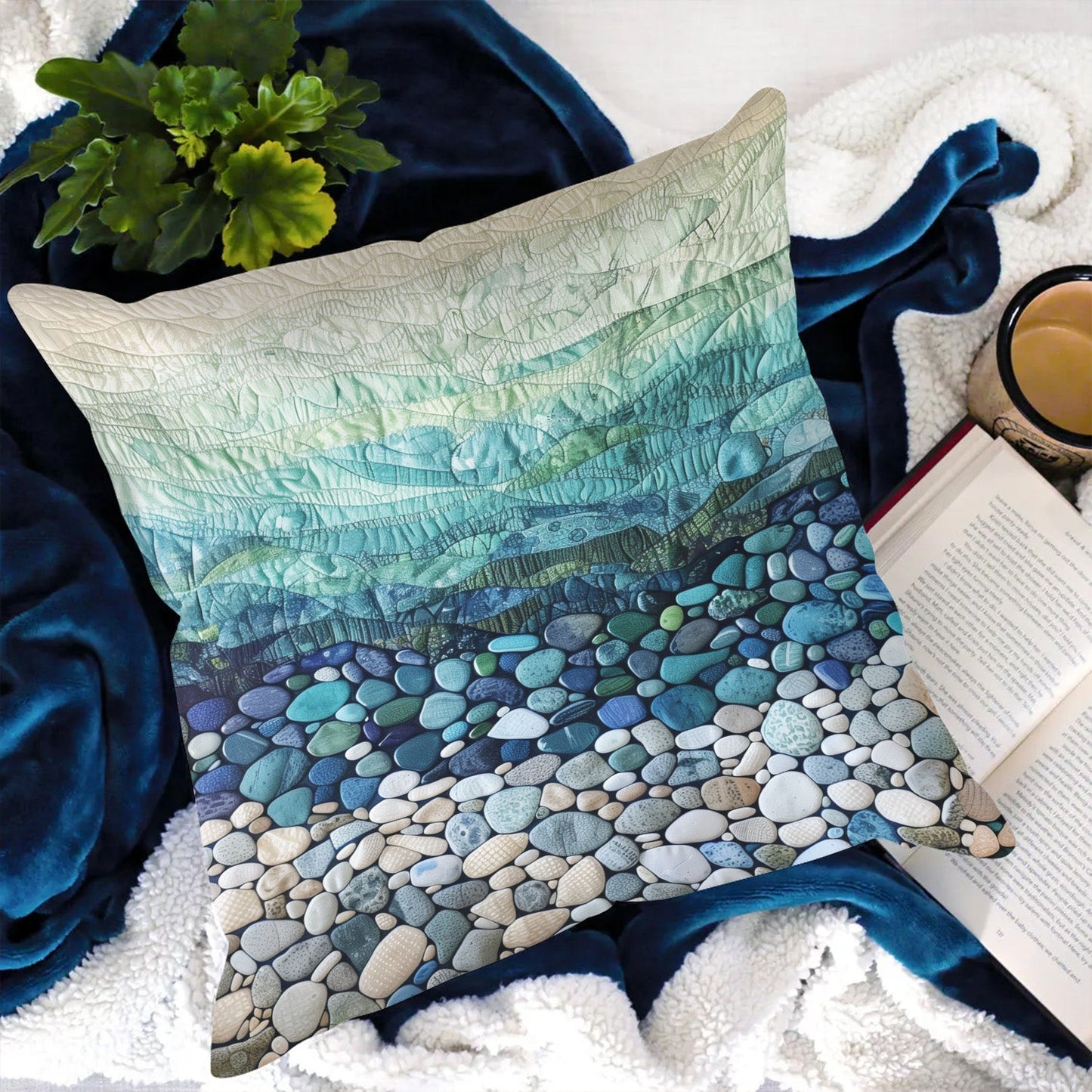 Shoreline Serenity Quilted Pillow Case NCU0PT311