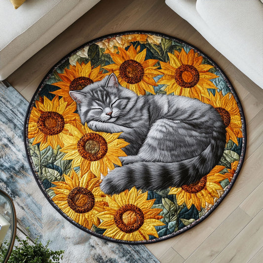 Siamese Sunset Quilted Round Mat NCU0PT1069