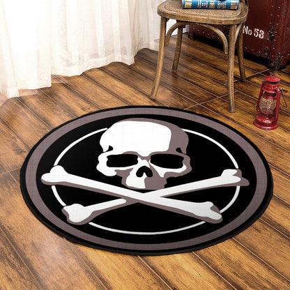 Skull CLP020816 Round Area Rug