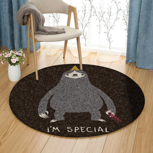 Sloth BL300732C Round Area Rug